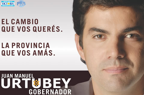 Juan Manuel Urtubey - afiche de campaña